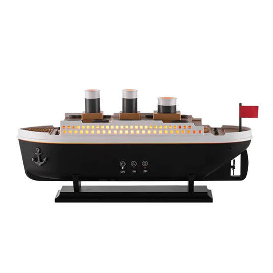 Steamship Essential Oil Diffuser with Colorful LED Lights