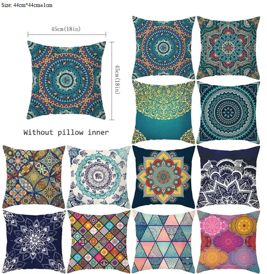 Soft Mandala Sofa Pillowcase