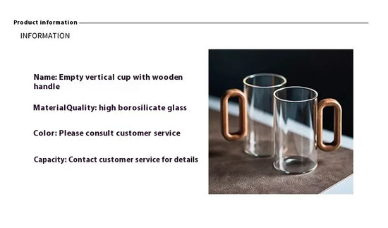 Household Borosilicate Glass Smoky Gray Cup